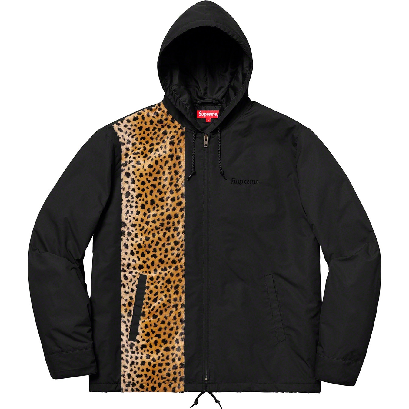 Cheetah Hooded Station Jacket view 2